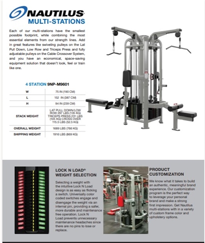 Nautilus gym equipment cheap canada